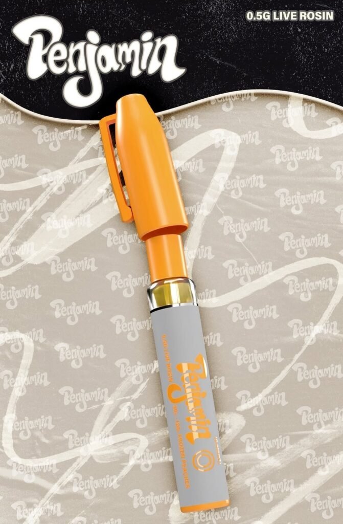 Penjamin Live Rosin Disposable Vape 0.5G – Frozen Peaches Flavor (90u–120u Premium Extract)