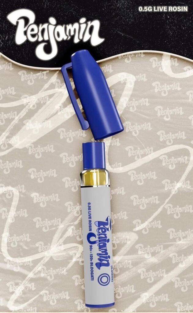 Penjamin Live Rosin Disposable Vape 0.5G – Bloogatti Flavor (90u–120u Premium Extract)
