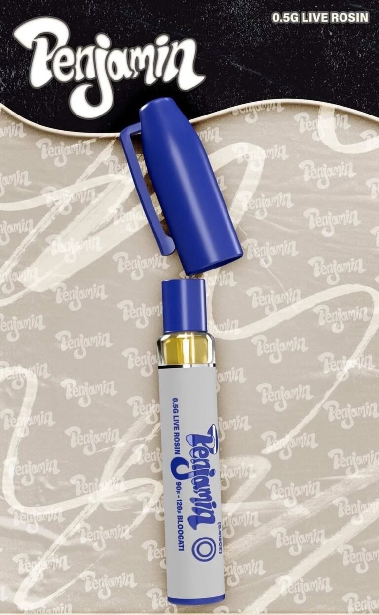 Penjamin Live Rosin Disposable Vape 0.5G – Bloogatti Flavor (90u–120u Premium Extract)